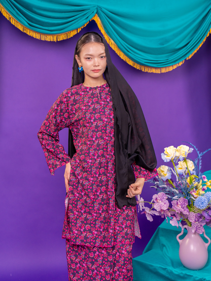 Myrtle Maxi Set - Rosepatch Black