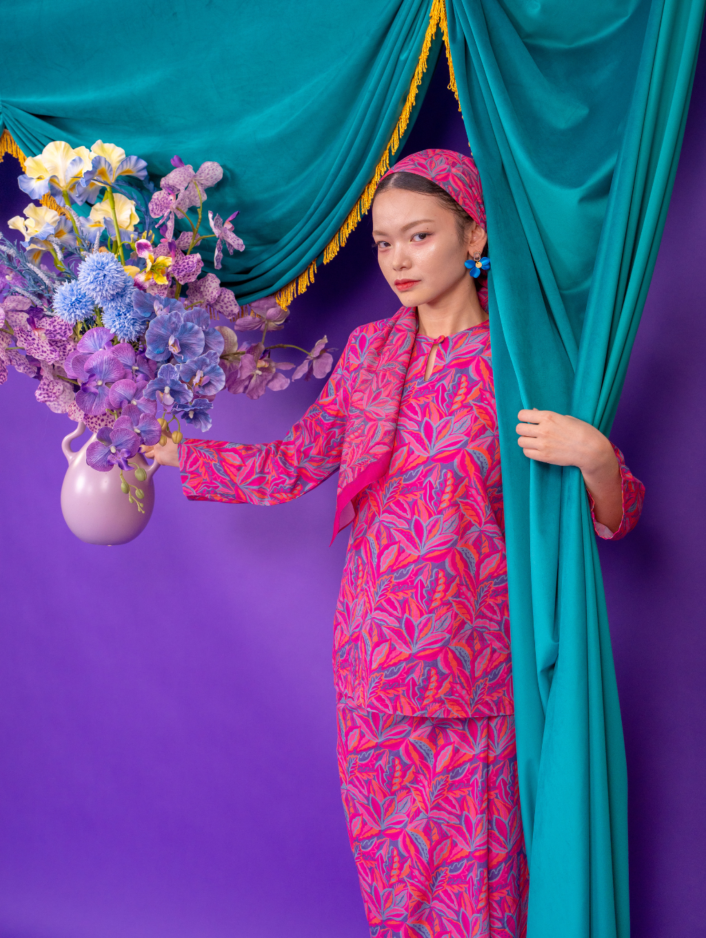Mora Kurung - Pink