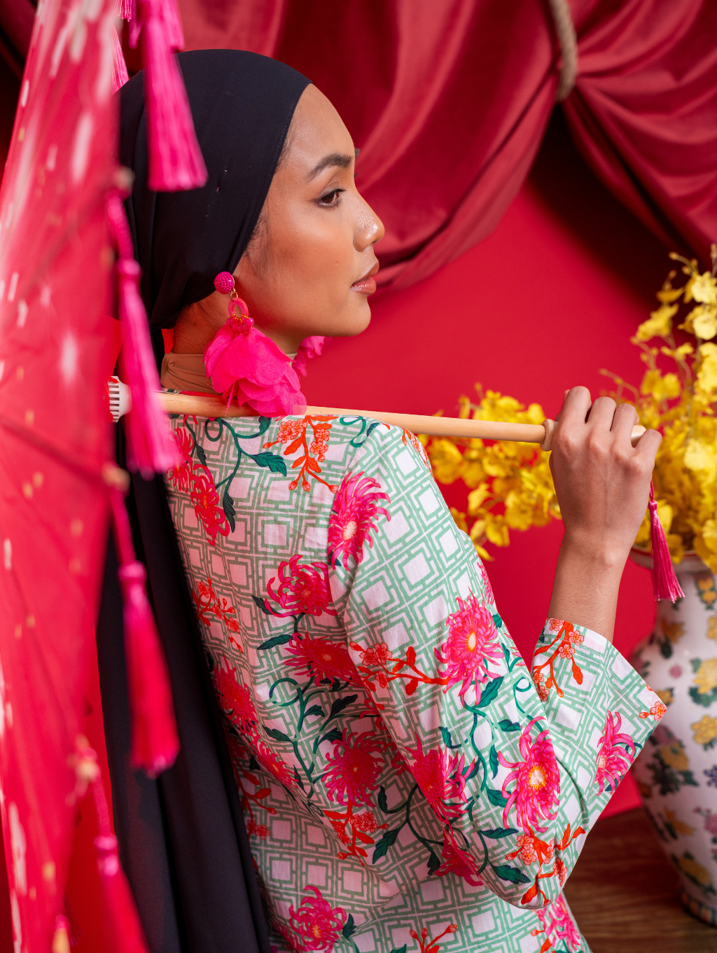 Dynasty Kebaya - Green