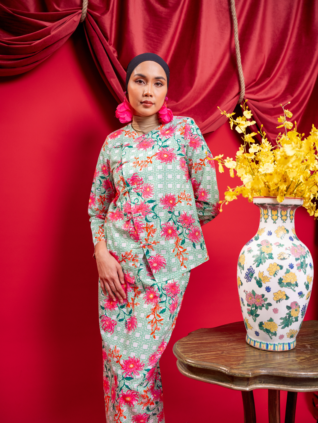 Dynasty Kebaya - Green