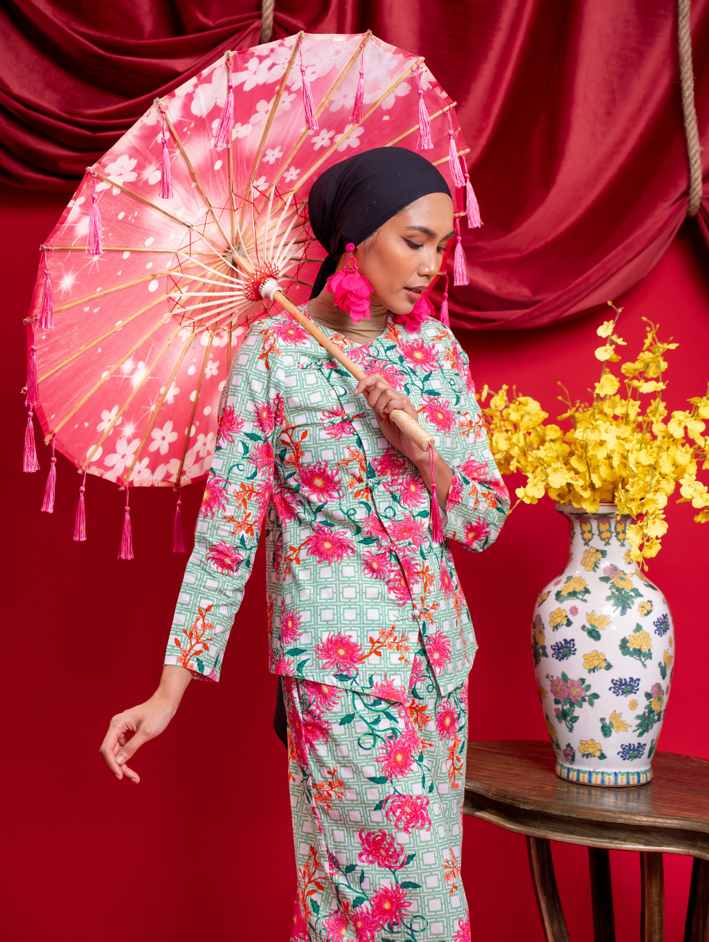 Dynasty Kebaya - Green