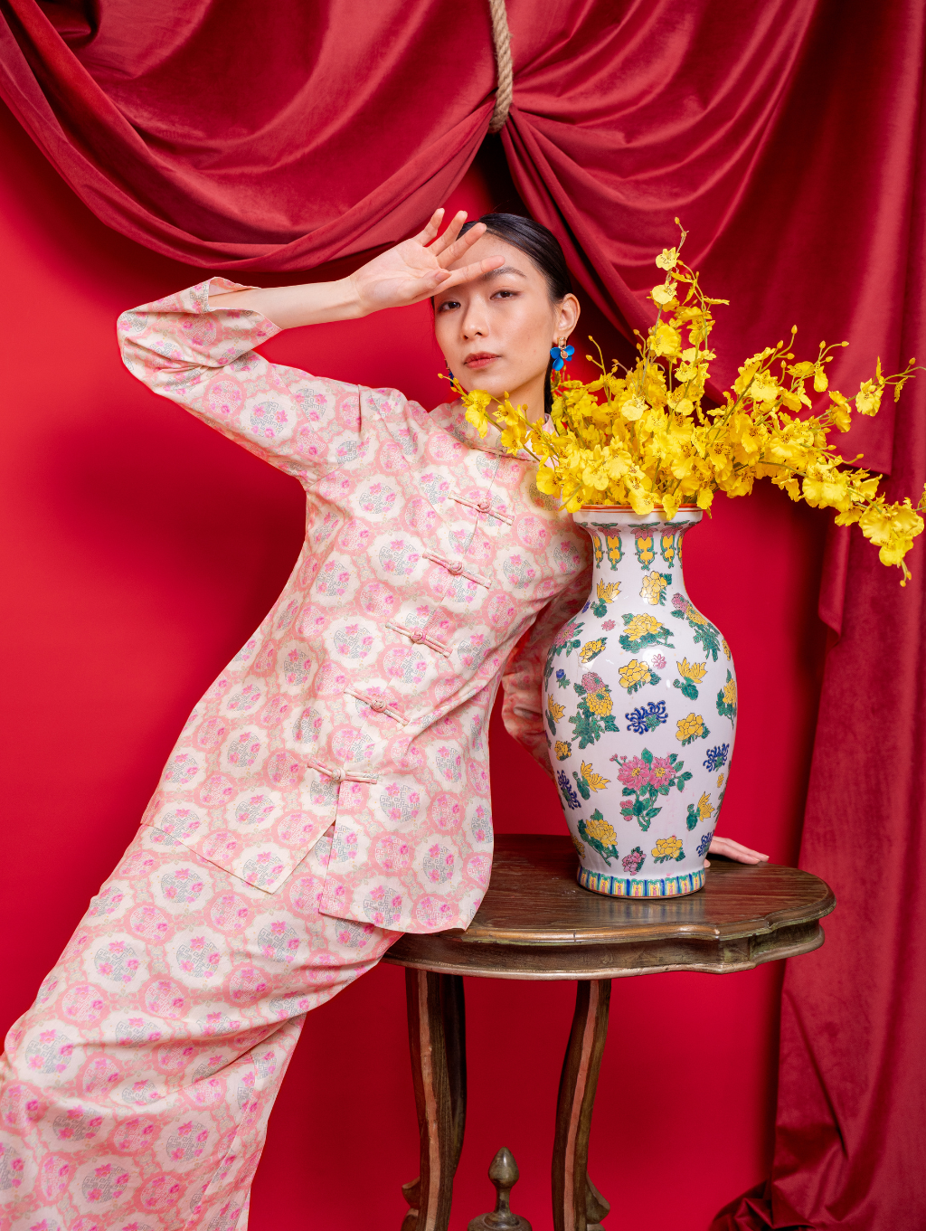 Mandarin Kurung - Gui Peach