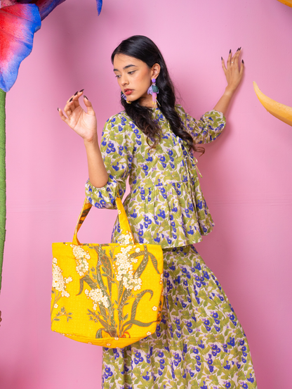Canvas Tote Bag - Kesidang Kuning