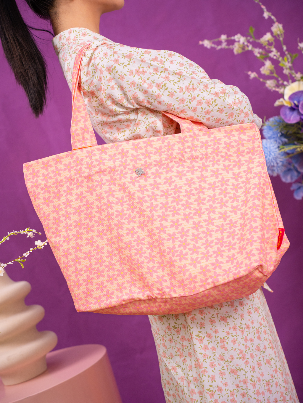 Canvas Tote Bag - Tilla
