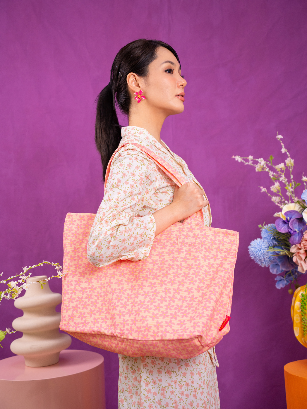 Canvas Tote Bag - Tilla