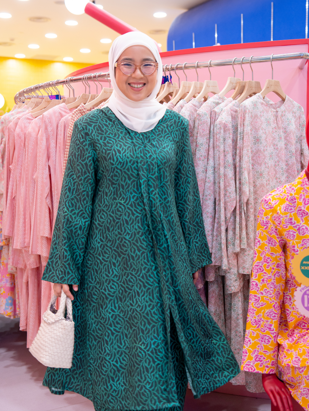 Rosa Maxi Kebaya - Grain Teal