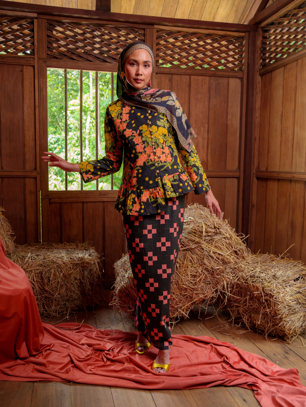 Lana Modal Shawl - Titania Black