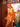 Dovey Gathered Set - Wisp Orange