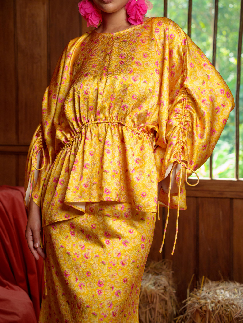 Dovey Gathered Set - Wisp Yellow