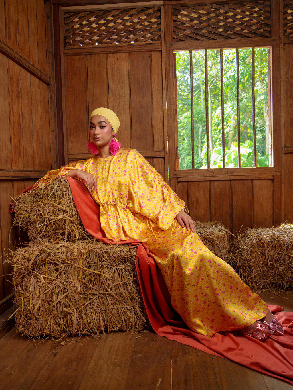Dovey Gathered Set - Wisp Yellow