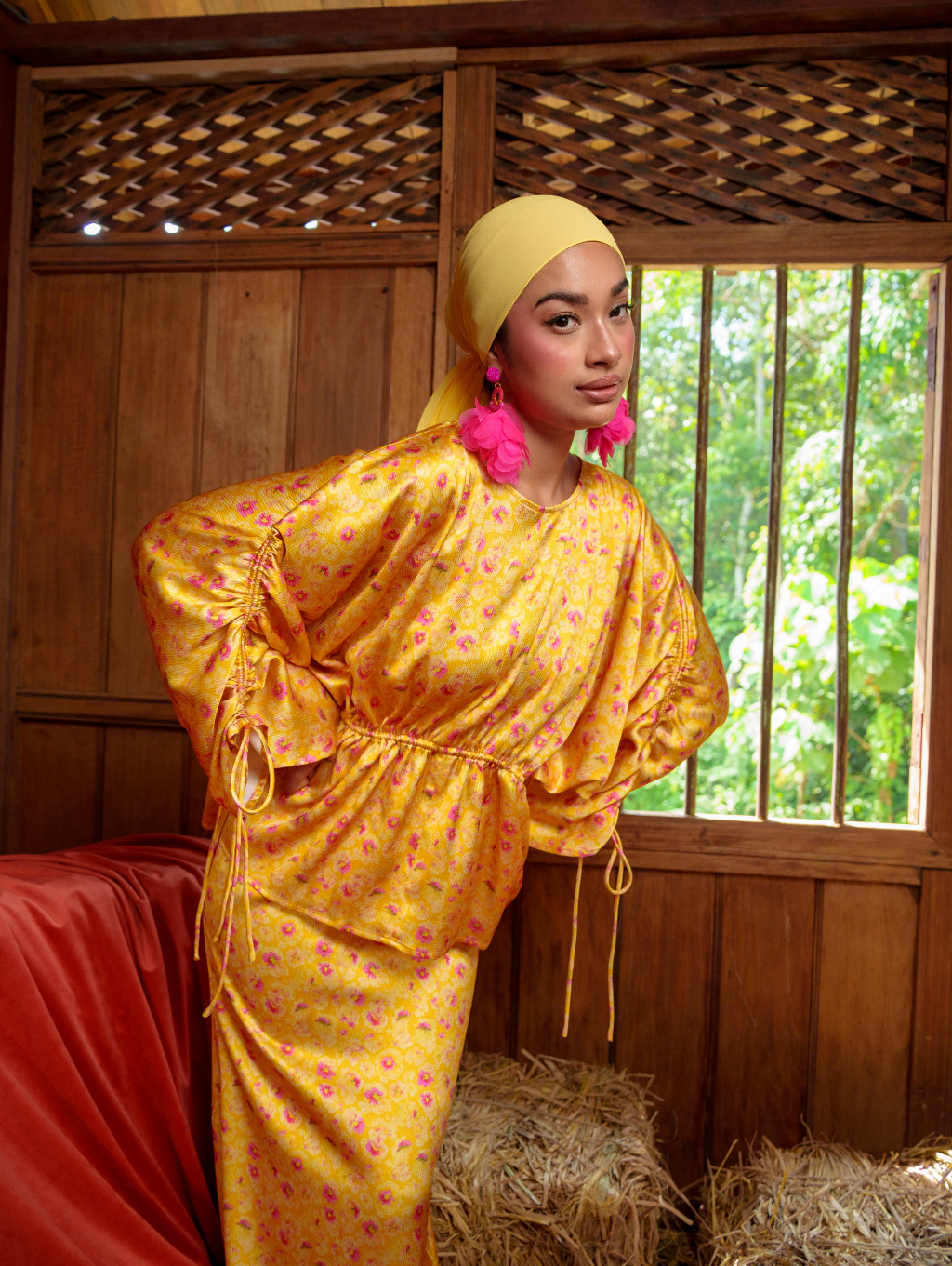 Dovey Gathered Set - Wisp Yellow