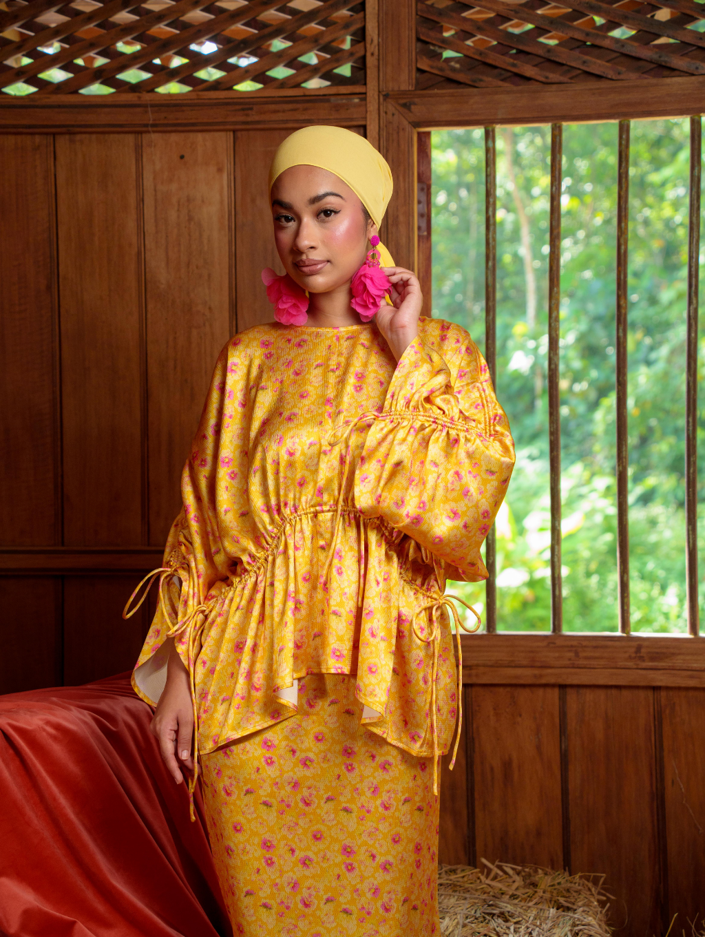 Dovey Gathered Set - Wisp Yellow