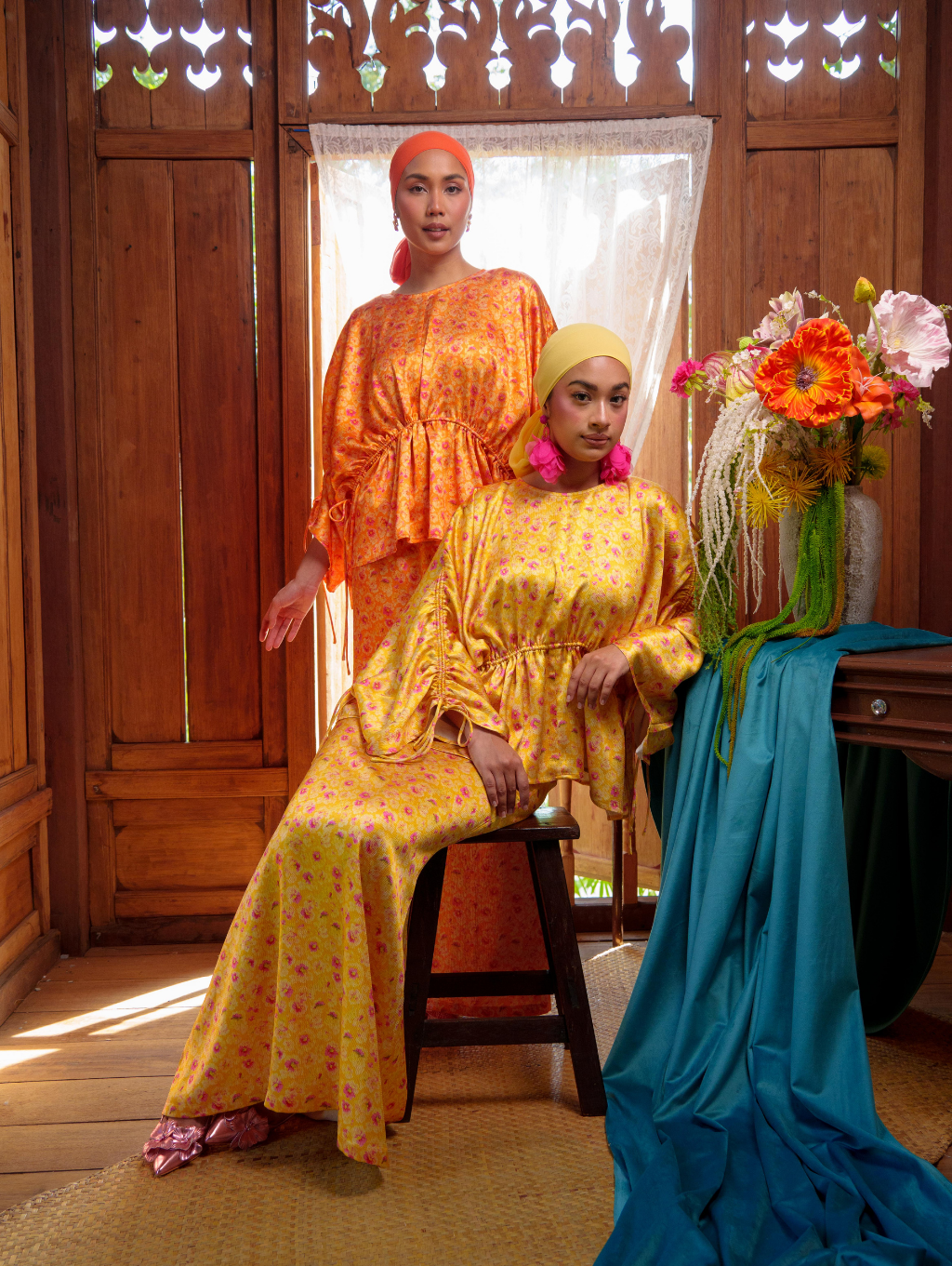 Dovey Gathered Set - Wisp Yellow