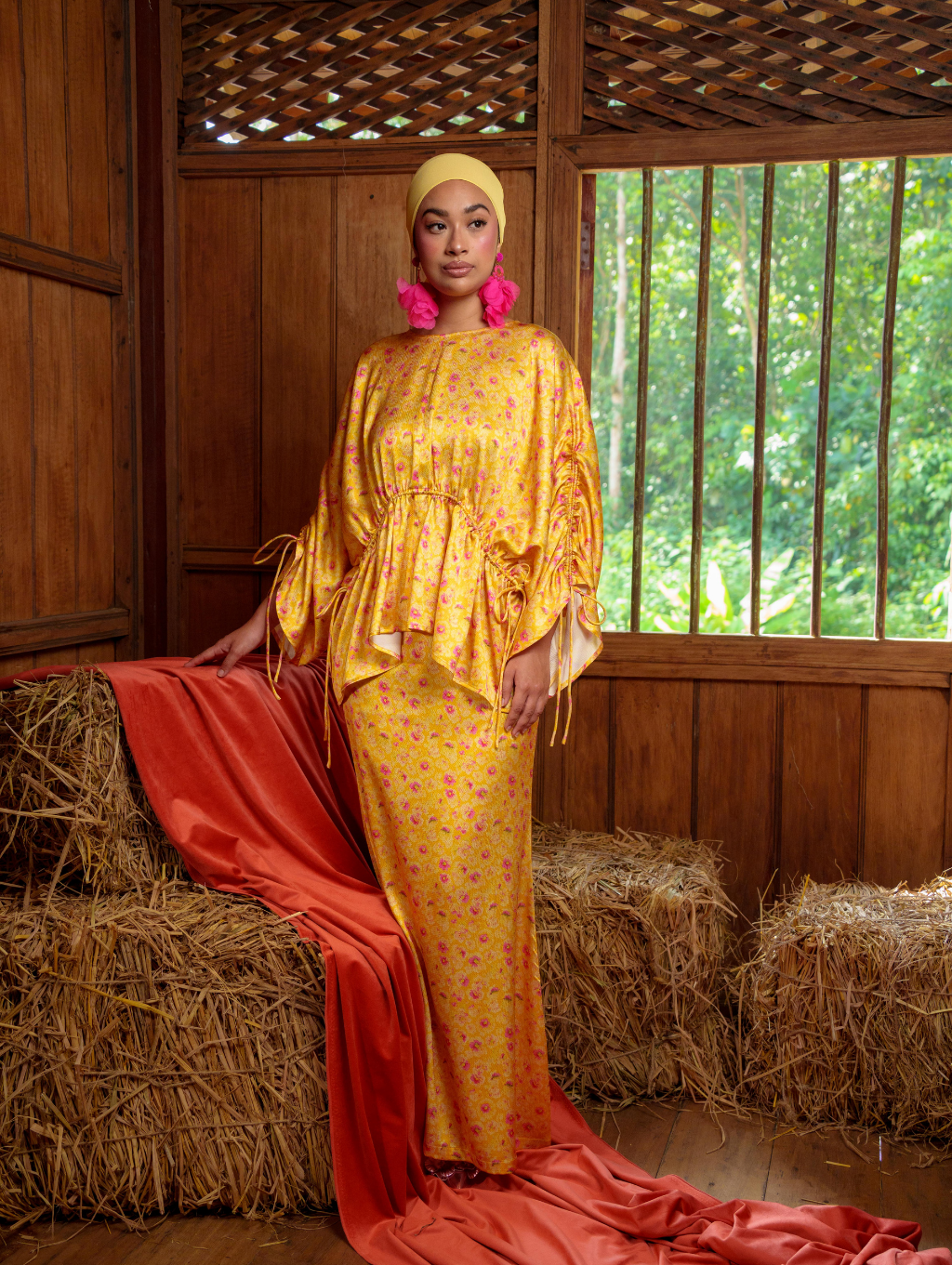 Dovey Gathered Set - Wisp Yellow