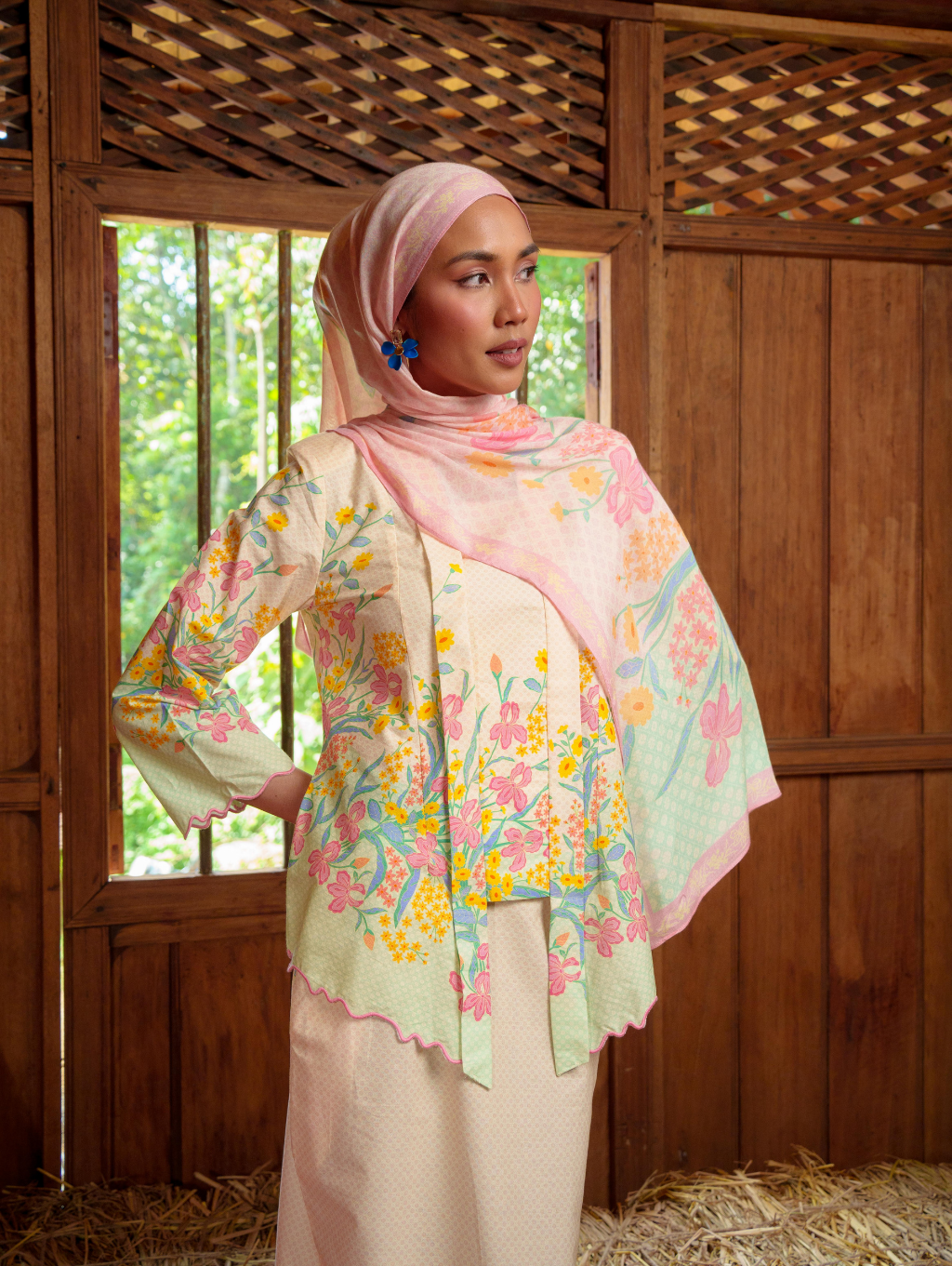Agnes Kotabaru Kebaya - Dupatta Mint