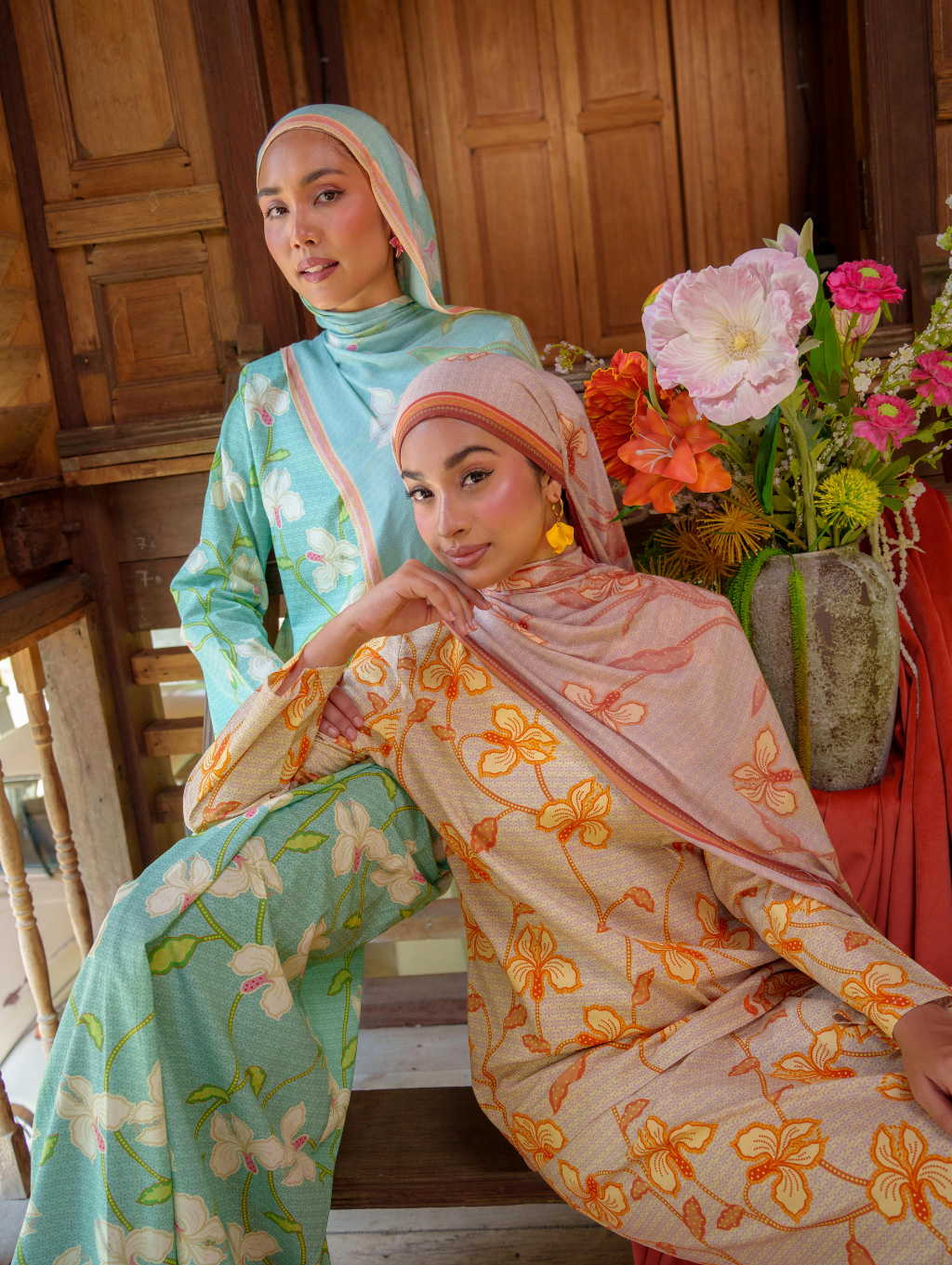 Anggerik Sari Kurung - Blue