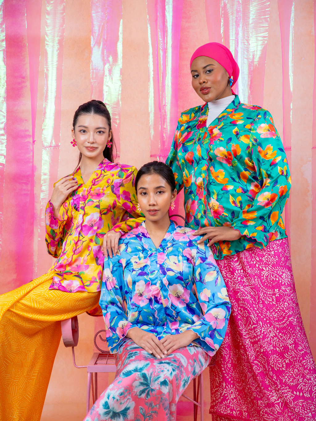 Elora Kebaya Top - Lily Yellow