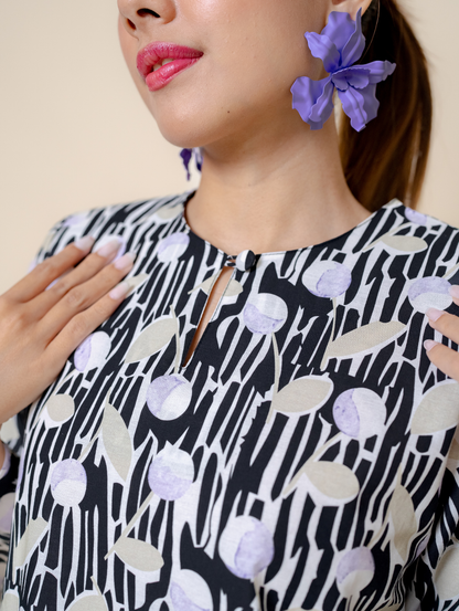 Hazel Kurung - Black