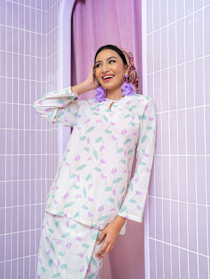 Hazel Kurung - Cream