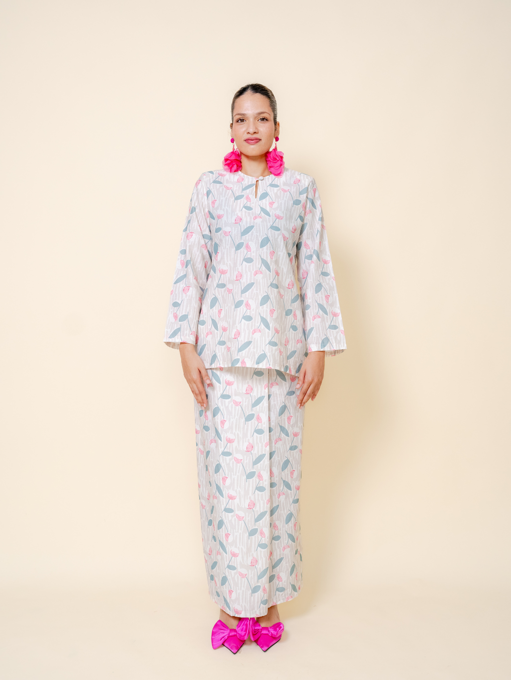 Hazel Kurung - Grey