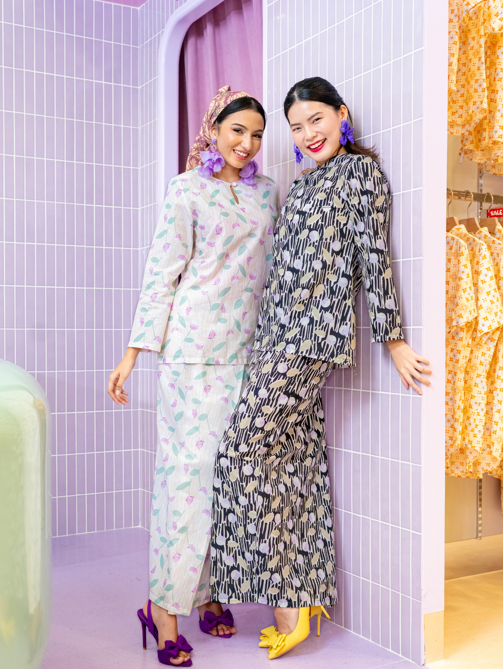 Hazel Kurung - Cream