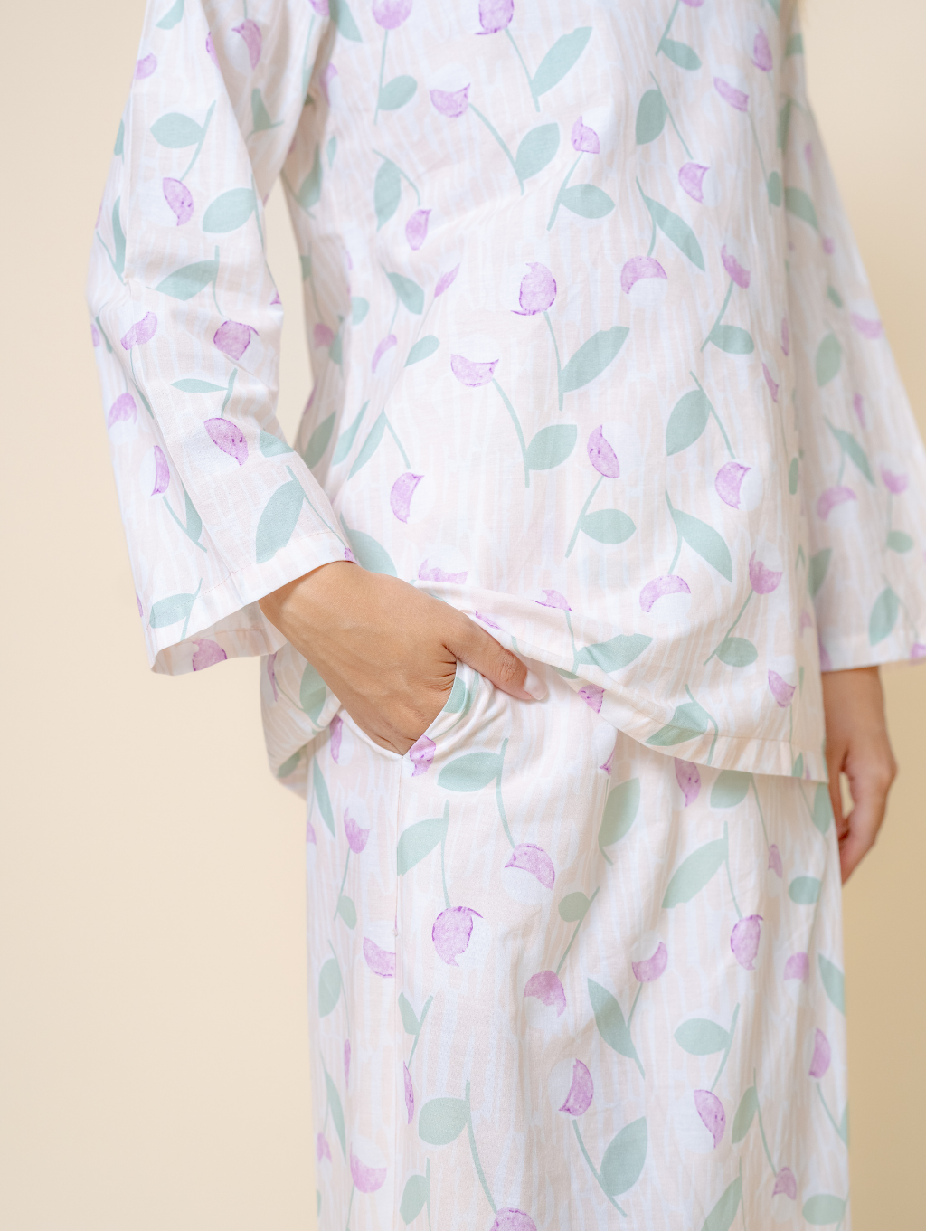 Hazel Kurung - Cream