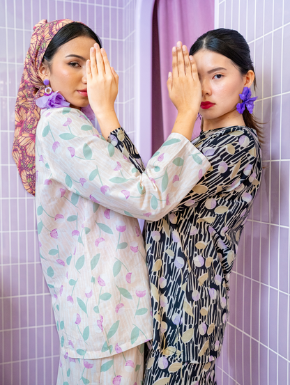 Hazel Kurung - Black