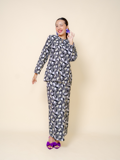 Hazel Kurung - Black