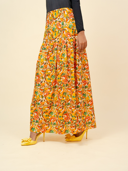Juniper Maxi Skirt - Laura White