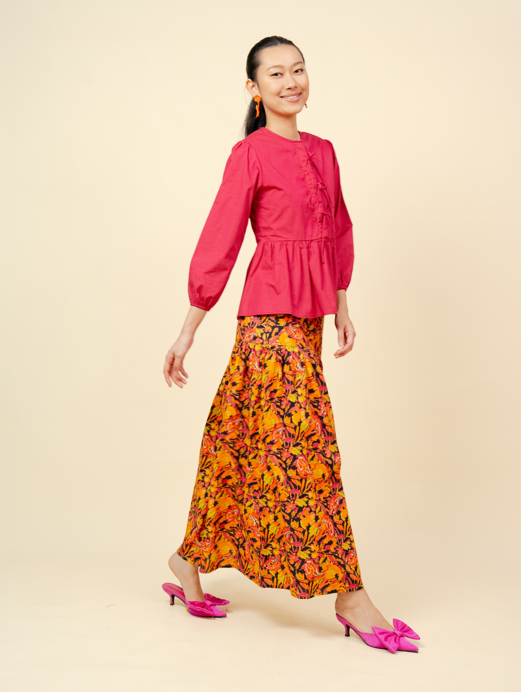 Juniper Maxi Skirt - Laura Black