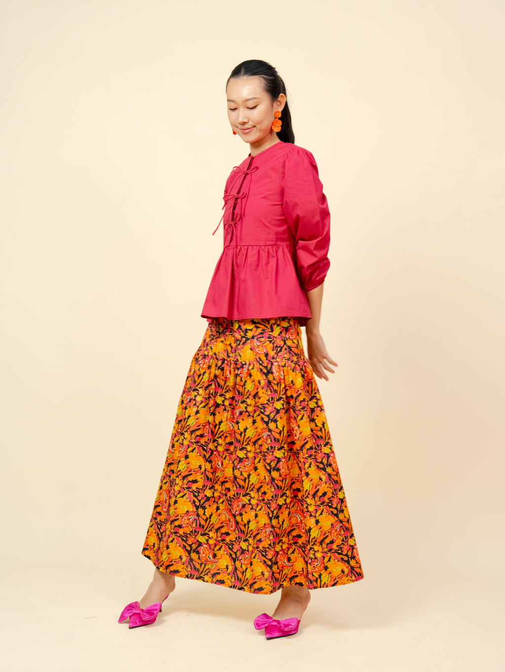 Juniper Maxi Skirt - Laura Black