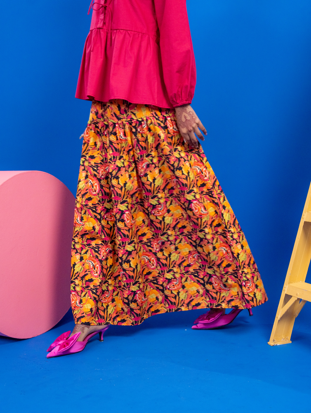 Juniper Maxi Skirt - Laura Black