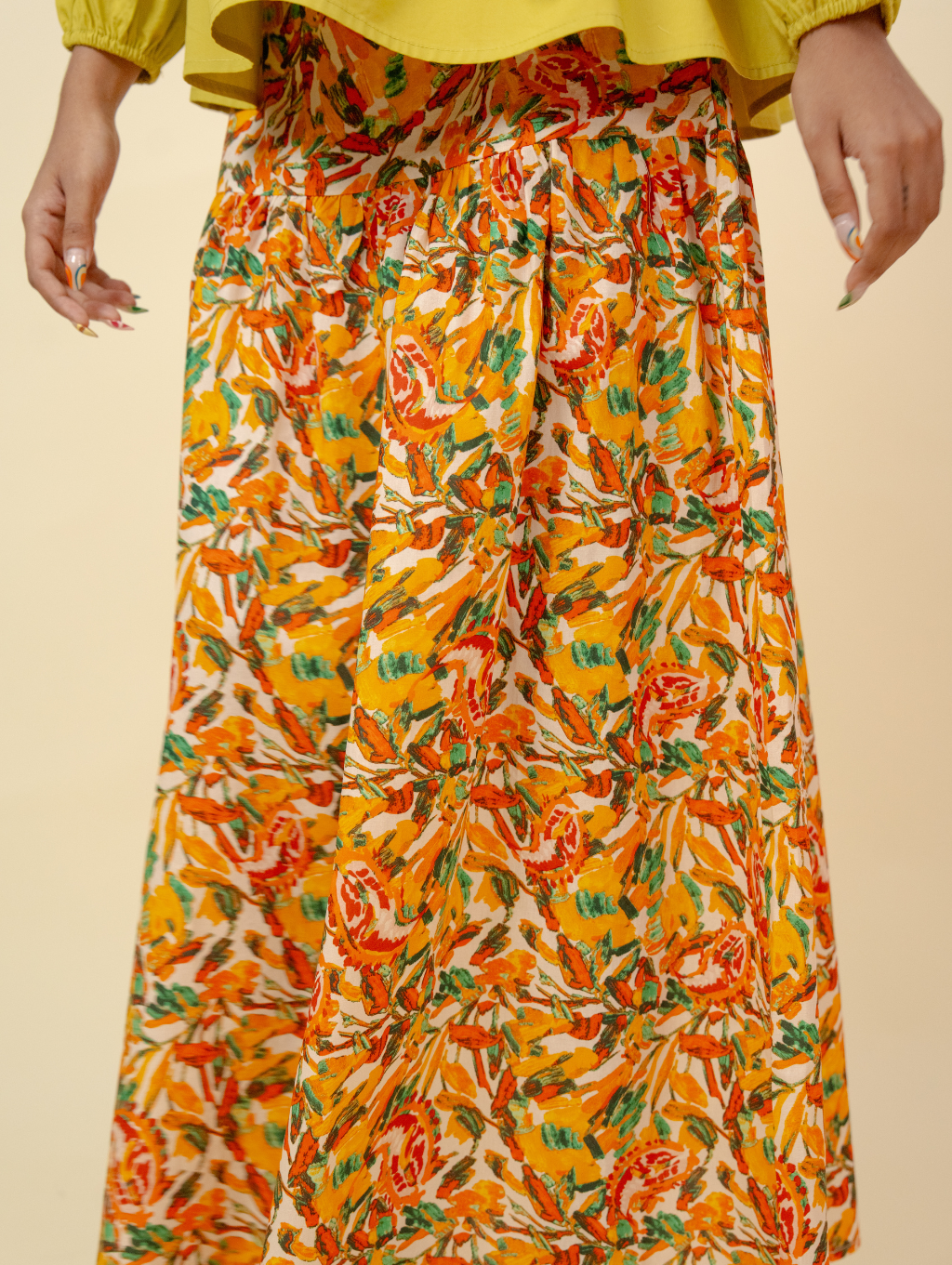 Juniper Maxi Skirt - Laura White