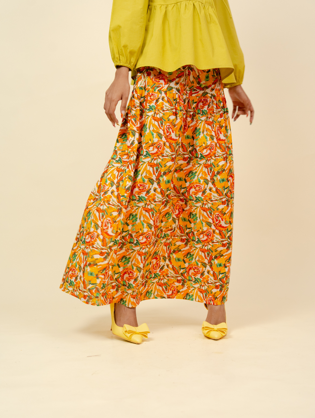 Juniper Maxi Skirt - Laura White