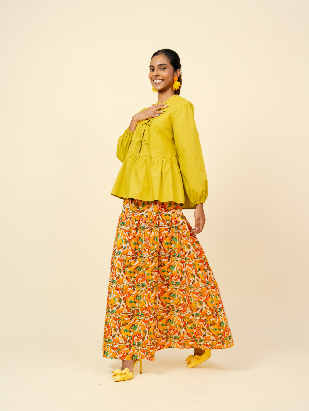 Juniper Maxi Skirt - Laura White