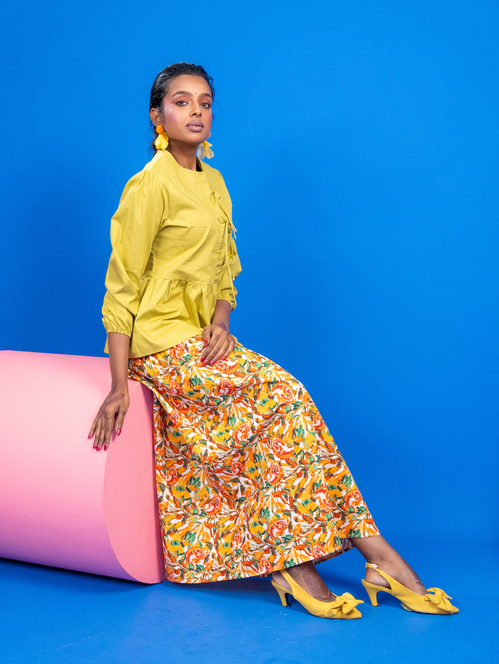 Juniper Maxi Skirt - Laura White