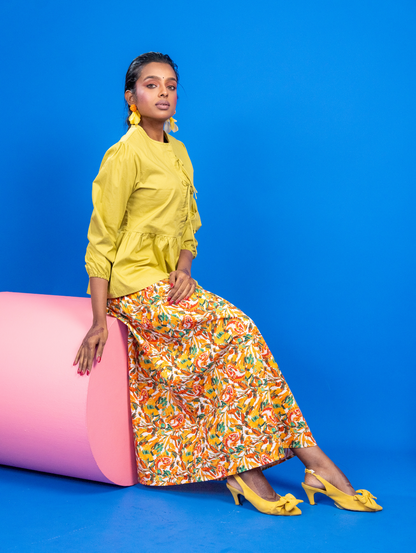 Juniper Maxi Skirt - Laura White