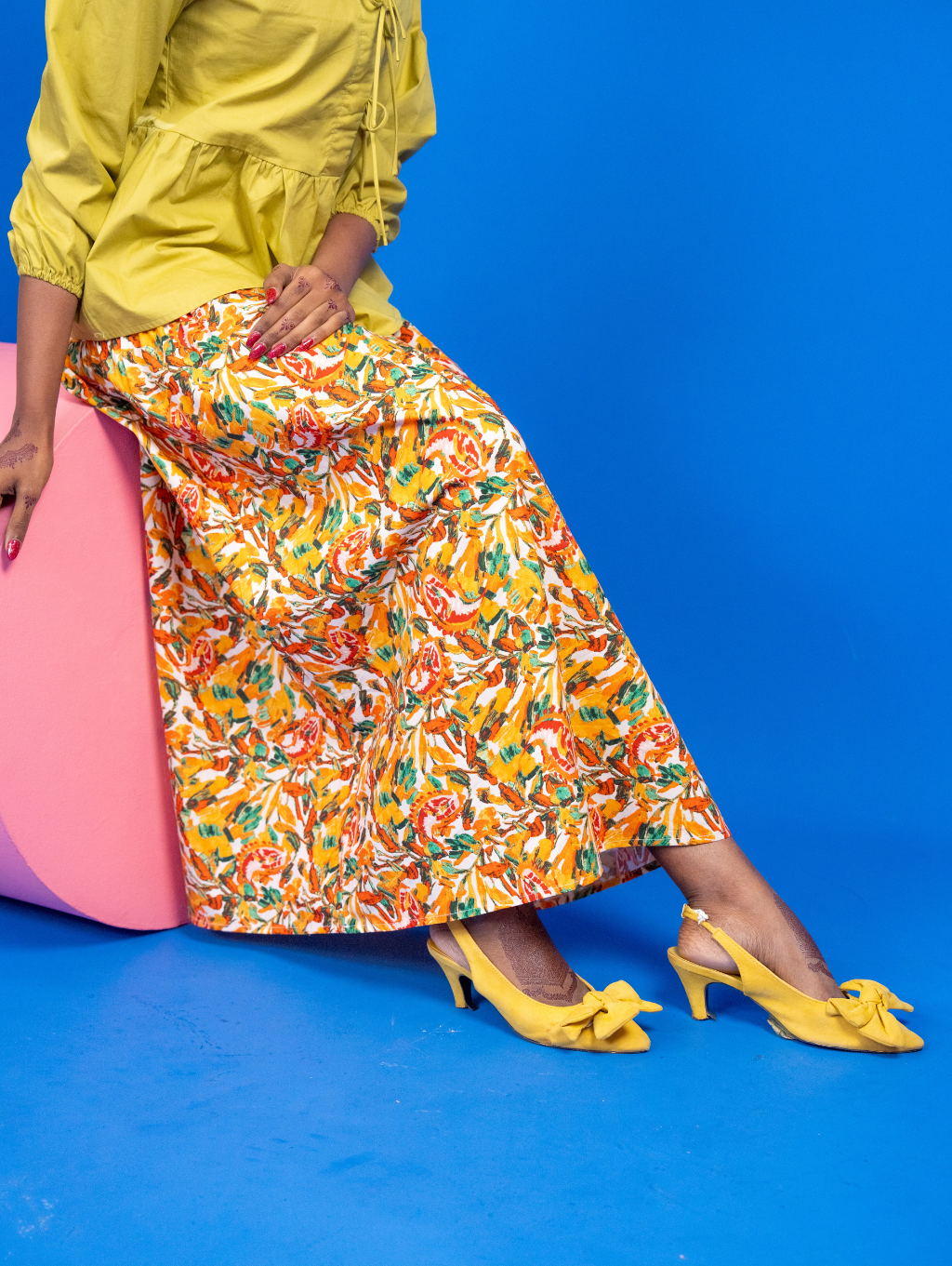 Juniper Maxi Skirt - Laura White