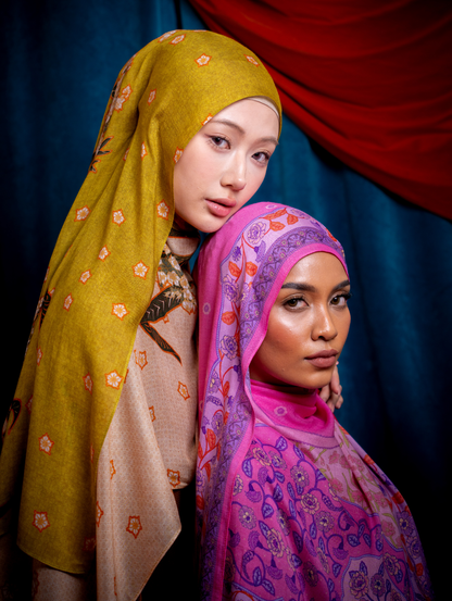 Lana Modal Shawl - Mughal Pink