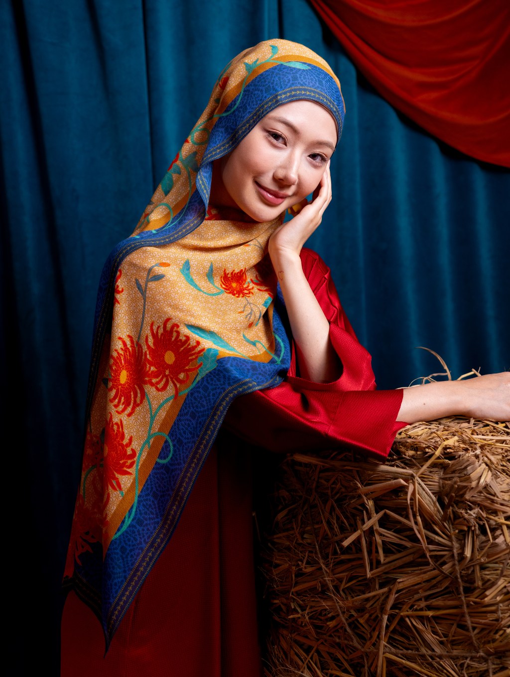 Lana Modal Shawl - Ying Blue