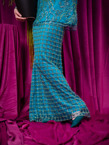 Teal blue