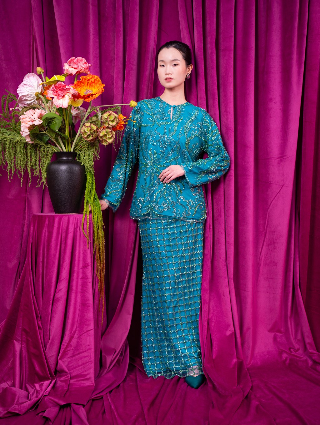 Teal blue