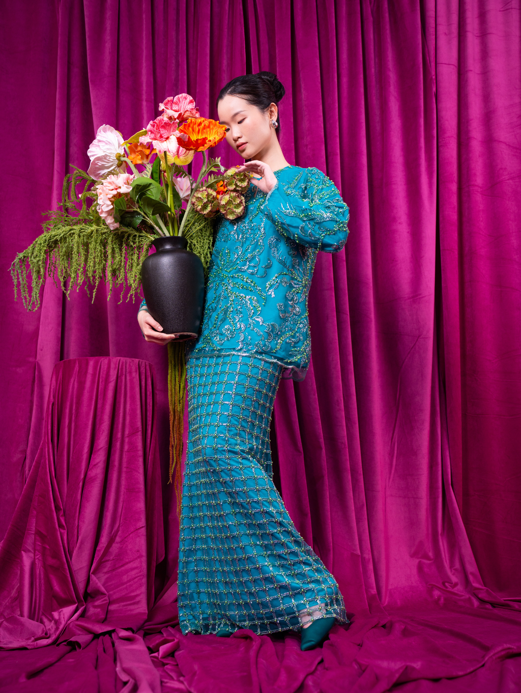 Teal blue