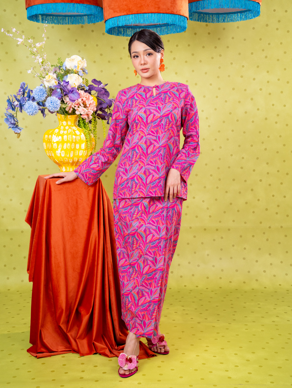 Mora Kurung - Pink