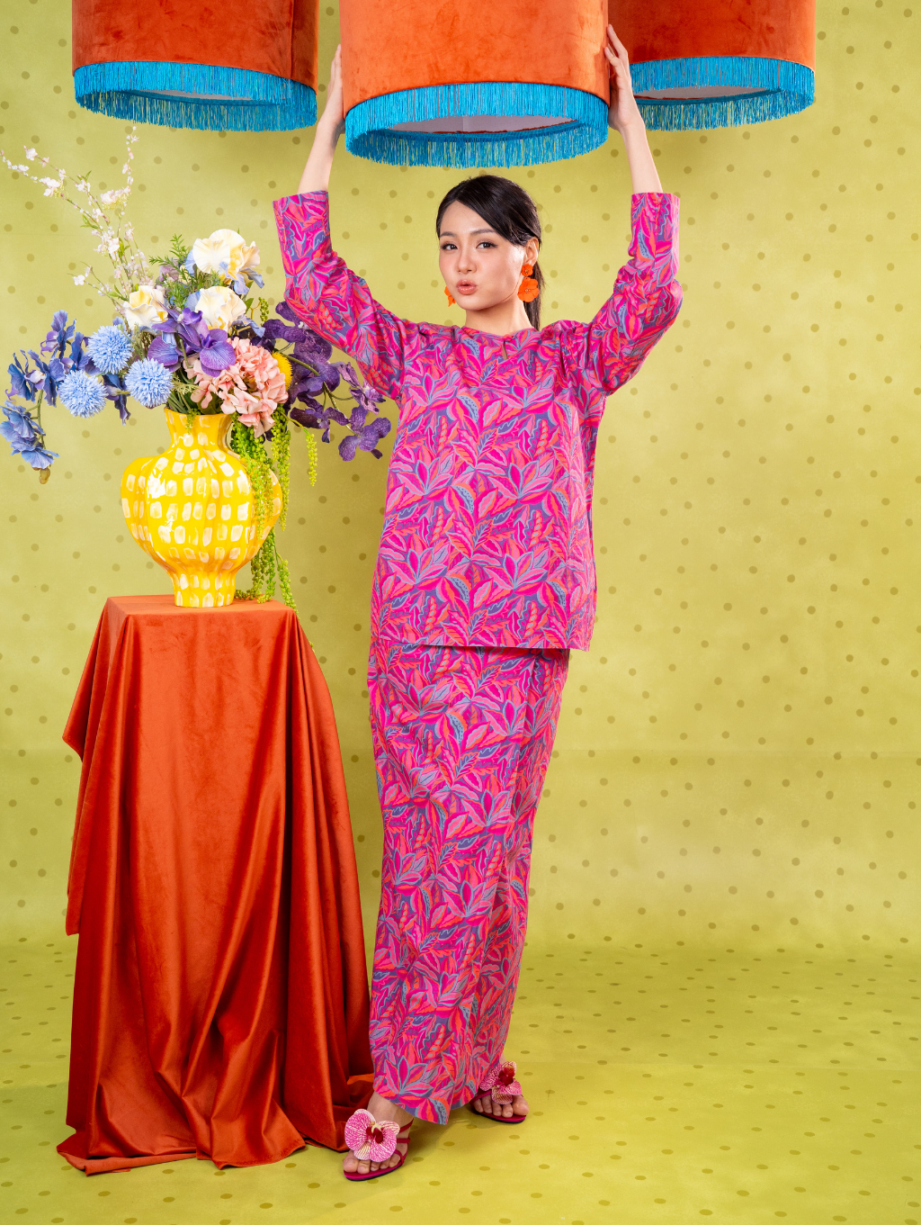 Mora Kurung - Pink