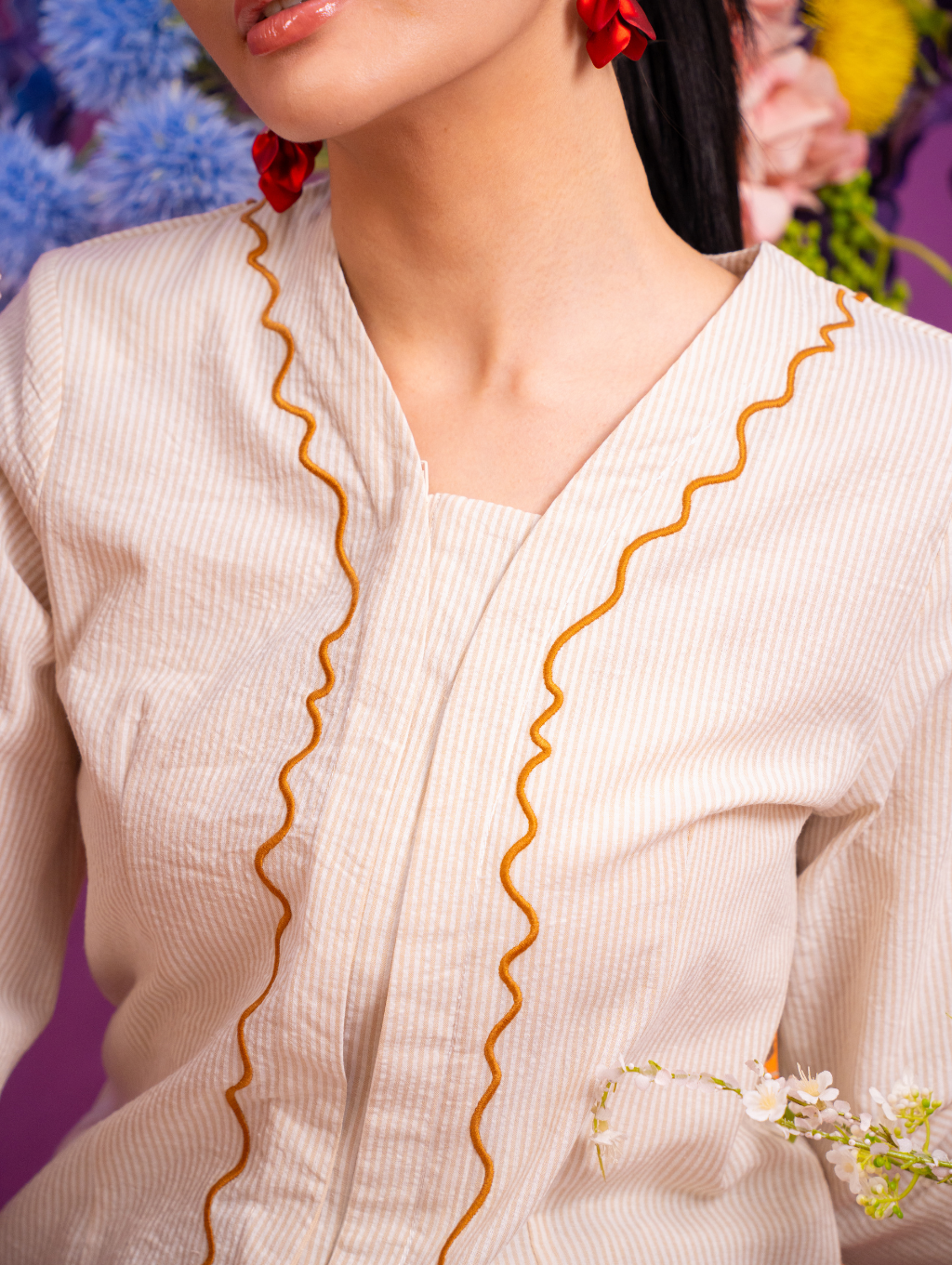 Calluna Kebaya in Brown