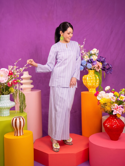 Mandisa Kurung in Purple