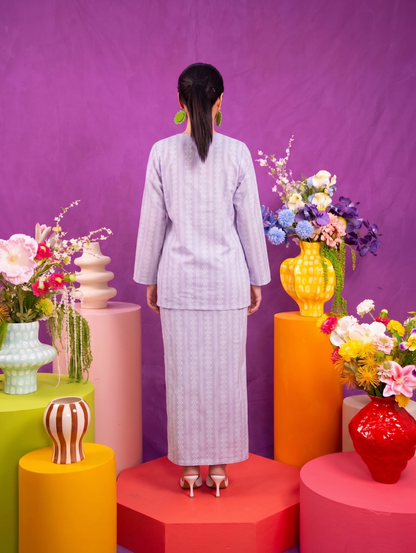 Mandisa Kurung in Purple