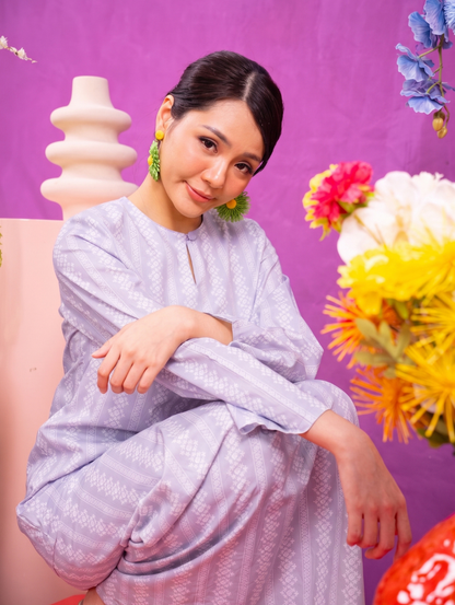 Mandisa Kurung in Purple