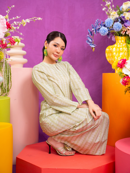 Mandisa Kurung in Green